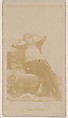 Miss de Marsy, from the Actresses series (N245) issued by Kinney Brothers to promote Sweet Caporal Cigarettes, Kinney Brothers Tobacco Company  American, Albumen photograph