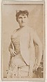 Miss Merrie, from the Actresses series (N245) issued by Kinney Brothers to promote Sweet Caporal Cigarettes, Kinney Brothers Tobacco Company  American, Albumen photograph