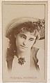 Rosabel Morrison, from the Actresses series (N245) issued by Kinney Brothers to promote Sweet Caporal Cigarettes, Kinney Brothers Tobacco Company  American, Albumen photograph