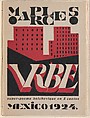 Urbe: super-poema bolchevique en 5 cantos (Mexico 1924), Manuel Maples Arce (Mexican, Papantla 1898–1980 Mexico City), Woodcut illustrations