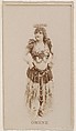 Omene, from the Actresses series (N245) issued by Kinney Brothers to promote Sweet Caporal Cigarettes, Kinney Brothers Tobacco Company American, Albumen photograph