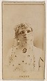 Omene, from the Actresses series (N245) issued by Kinney Brothers to promote Sweet Caporal Cigarettes, Kinney Brothers Tobacco Company American, Albumen photograph