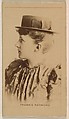 Frankie Raymond, from the Actresses series (N245) issued by Kinney Brothers to promote Sweet Caporal Cigarettes, Kinney Brothers Tobacco Company American, Albumen photograph