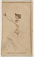 Frankie Raymond, from the Actresses series (N245) issued by Kinney Brothers to promote Sweet Caporal Cigarettes, Kinney Brothers Tobacco Company  American, Albumen photograph