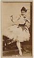 Mde. Rosi, from the Actresses series (N245) issued by Kinney Brothers to promote Sweet Caporal Cigarettes, Kinney Brothers Tobacco Company American, Albumen photograph