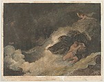 Shakespeare's Tempest (Macklin's British Poets), Francesco Bartolozzi  Italian, Stipple engraving, hand-colored; third state of three