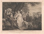 Florizel, Perdita, etc. in the Shepherd's Cot (Shakespeare, Winter's Tale, Act 4, Scene 3), James Fittler  British, Etching and engraving