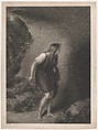Imogen (Shakespeare, Cymbeline, Act 3, Scene 6), Thomas Gaugain  British, Stipple engraving; proof