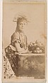 Mlle. Tamzap, from the Actresses series (N245) issued by Kinney Brothers to promote Sweet Caporal Cigarettes, Issued by Kinney Brothers Tobacco Company, Albumen photograph