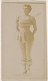 Trixie Triganza, from the Actresses series (N245) issued by Kinney Brothers to promote Sweet Caporal Cigarettes, Kinney Brothers Tobacco Company American, Albumen photograph