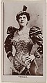 Miss Troja, from the Actresses series (N245) issued by Kinney Brothers to promote Sweet Caporal Cigarettes, Kinney Brothers Tobacco Company American, Albumen photograph