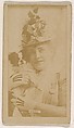 Miss Wade, from the Actresses series (N245) issued by Kinney Brothers to promote Sweet Caporal Cigarettes, Kinney Brothers Tobacco Company  American, Albumen photograph