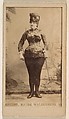 Maude Waldermere, from the Actresses series (N245) issued by Kinney Brothers to promote Sweet Caporal Cigarettes, Kinney Brothers Tobacco Company  American, Albumen photograph