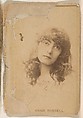 Annie Russell, from the Actresses series (N245) issued by Kinney Brothers to promote Sweet Caporal Cigarettes, Kinney Brothers Tobacco Company  American, Albumen photograph
