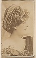 Miss L'Hery, from the Actresses series (N246), Type 1, issued by Kinney Brothers to promote Sporting Extra Cigarettes, Kinney Brothers Tobacco Company  American, Albumen photograph
