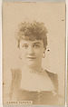 Carrie Turner, from the Actresses series (N246), Type 1, issued by Kinney Brothers to promote Sporting Extra Cigarettes, Kinney Brothers Tobacco Company  American, Albumen photograph