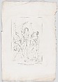 Der Schweizerbund (The Oath of the Rütli), Franz Hegi Swiss, Outline engraving and etching