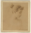 Genevieve Lytton, from the Actresses series (N246), Type 2, issued by Kinney Brothers to promote Sporting Extra Cigarettes, Kinney Brothers Tobacco Company  American, Albumen photograph