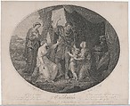 Coriolanus: "The God of Soldiers, to shame invulnerable..." (Shakespeare, Coriolanus, Act 5), Francesco Bartolozzi  Italian, Etching and stipple engraving
