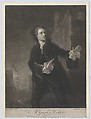 Mr. Garrick in Hamlet, Act 1, Scene 4, James McArdell  Irish, Mezzotint