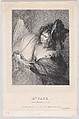 Mrs. Page (Merry Wives of Windsor), Louis Haghe  Belgian, Lithograph on chine collé