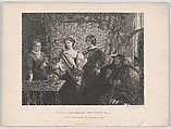 Florizel and Perdita in 'The Winter's Tale,' from "The Art Journal," opposite p. 4, Lumb Stocks British, Etching and engraving