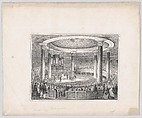 The Broadway Tabernacle, New York, in Anniversary Week, Snyder, Black & Sturn American, Lithograph