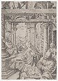 The Adoration of the Shepherds, Frans Crabbe van Espleghem Netherlandish, Engraving