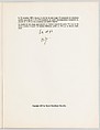 Un coup de dés jamais n'abolira le hasard  [A Throw of the Dice Will Never Abolish Chance], Marcel Broodthaers (Belgian, Brussels 1924–1976 Cologne), Artist's book