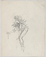 Puck (Shakespeare, Le songe d'une nuit d'été / A Midsummer Night's Dream), Umberto Brunelleschi  French?, Graphite
