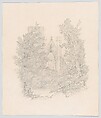 View of the West Façade of Dunkeld Cathedral, Carl Gustav Carus German, Graphite