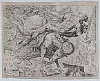 The World Disposing of Justice, from The Unrestrained World, plate 1, Dirck Volckertsz Coornhert Netherlandish, Etching and Engraving; first state of two (New Hollstein)