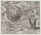 Man Born to Toil, from The Reward of Labour and Diligence, plate 1, Philips Galle Netherlandish, Engraving, second state of four (New Hollstein)