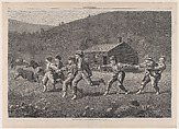 Snap-the-Whip (from "Harper's Weekly," Vol. XVII), Winslow Homer American, Wood engraving