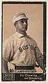 McCarthy, Left Field, Boston, from Mayo's Cut Plug Baseball series (N300), P.H. Mayo & Brother, Richmond, Virginia American, Commercial lithograph