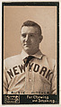 Rusie, Pitcher, New York, from Mayo's Cut Plug Baseball series (N300), P.H. Mayo & Brother, Richmond, Virginia American, Commercial lithograph