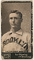T. W. Corcoran, Shortstop, Brooklyn, from Mayo's Cut Plug Baseball series (N300), P.H. Mayo & Brother, Richmond, Virginia American, Commercial lithograph
