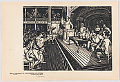 Plate 53: the Convention of Aguascalientes on 10 October  1914, from the portfolio 'Estampas de la revolución Mexicana' (prints of the Mexican Revolution), Alberto Beltrán  Mexican, Linocut