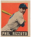 Phil Rizzuto, from the All-Star Baseball series (R401-1), issued by Leaf Gum Company, Leaf Gum, Co., Chicago, Illinois American, Commercial chromolithograph