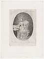 Portrait of Marguerite Le Comte, Claude Henri Watelet French, Etching