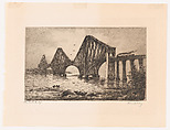 The Forth Bridge, A. Duprez  British, Etching