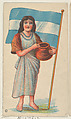 Nicaragua, bakery card from the Flags of Nations series (D58), issued by the Weber Baking Company, Weber Baking Company  American, Commercial color lithograph