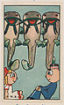 The Catfish, bakery card from the Pullman Kids in Wonderland series (D69), issued by the Weber Baking Company, Weber Baking Company  American, Commercial color lithograph