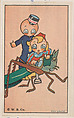 The Grasshopper Guide, bakery card from the Pullman Kids in Wonderland series (D69), issued by the Weber Baking Company, Weber Baking Company  American, Commercial color lithograph