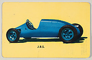 No. 42, J.B.S., bakery insert card from the Sports Cars 1955 series (D72), issued by Mother's Cookies, Mother's Cookies  American, Commercial color lithograph