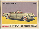 Chevrolet Corvette, issued by Tip Top Bakeries, Tip Top Bakeries, Commercial color lithograph