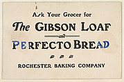 Verso of bakery card from the Stamps and Mail Carriers of All Nations series (D73), issued by the Rochester Baking Company, Rochester Baking Company  American, Commercial color lithograph