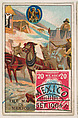 The Mail in Mexico, bakery card from the Stamps and Mail Carriers of All Nations series (D73), issued by the Rochester Baking Company, Rochester Baking Company  American, Commercial color lithograph