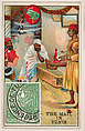 The Mail in Tunis, bakery card from the Stamps and Mail Carriers of All Nations series (D73), issued by the Rochester Baking Company, Rochester Baking Company  American, Commercial color lithograph