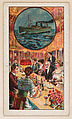 Dining Room, bakery card from the Around the World Series (D92), issued by White Star Bakery, White Star Bakery  American, Commercial color lithograph